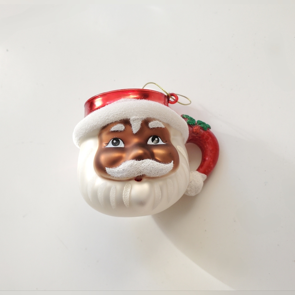 (Sale)Santa Hot Cocoa Mug Ornament Brand New